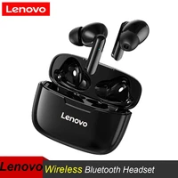 lenovo xt90 bluetooth 5 0 sports headphone wireless earphone touch button ipx5 waterproof earplugs with 300mah charging box