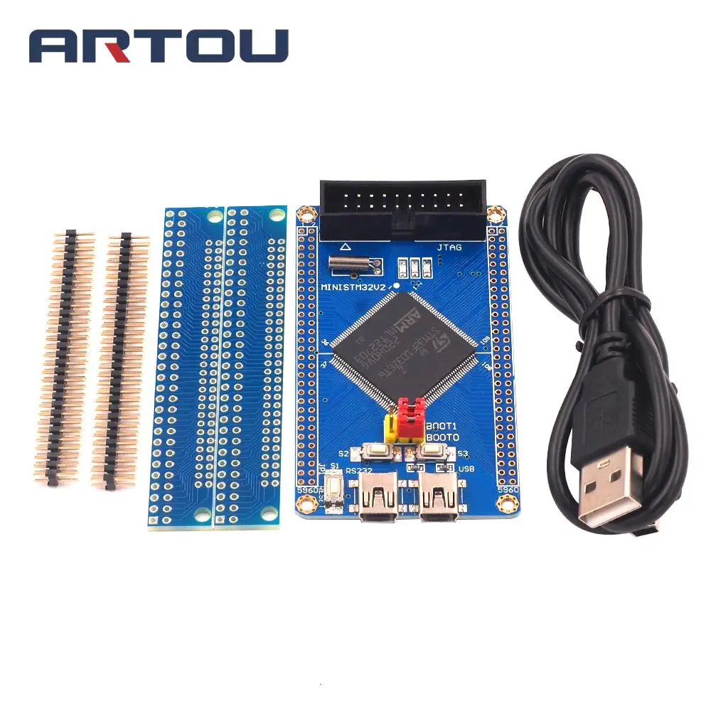 Системная плата STM32 минимальная системная обучающая STM32F103ZET6 разрабатывающая