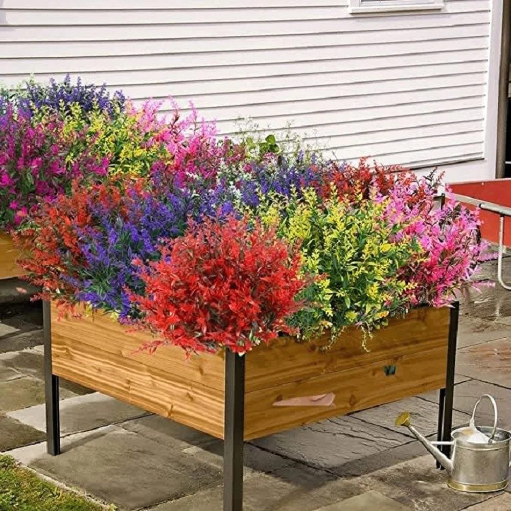 Искусственный цветок пластиковая Лаванда искусственное растение свадебное