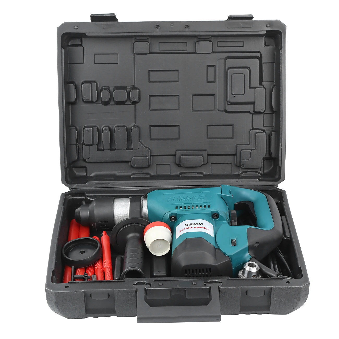 Набор промышленных электрических молотков 1050 Вт с аксессуарами для дрели