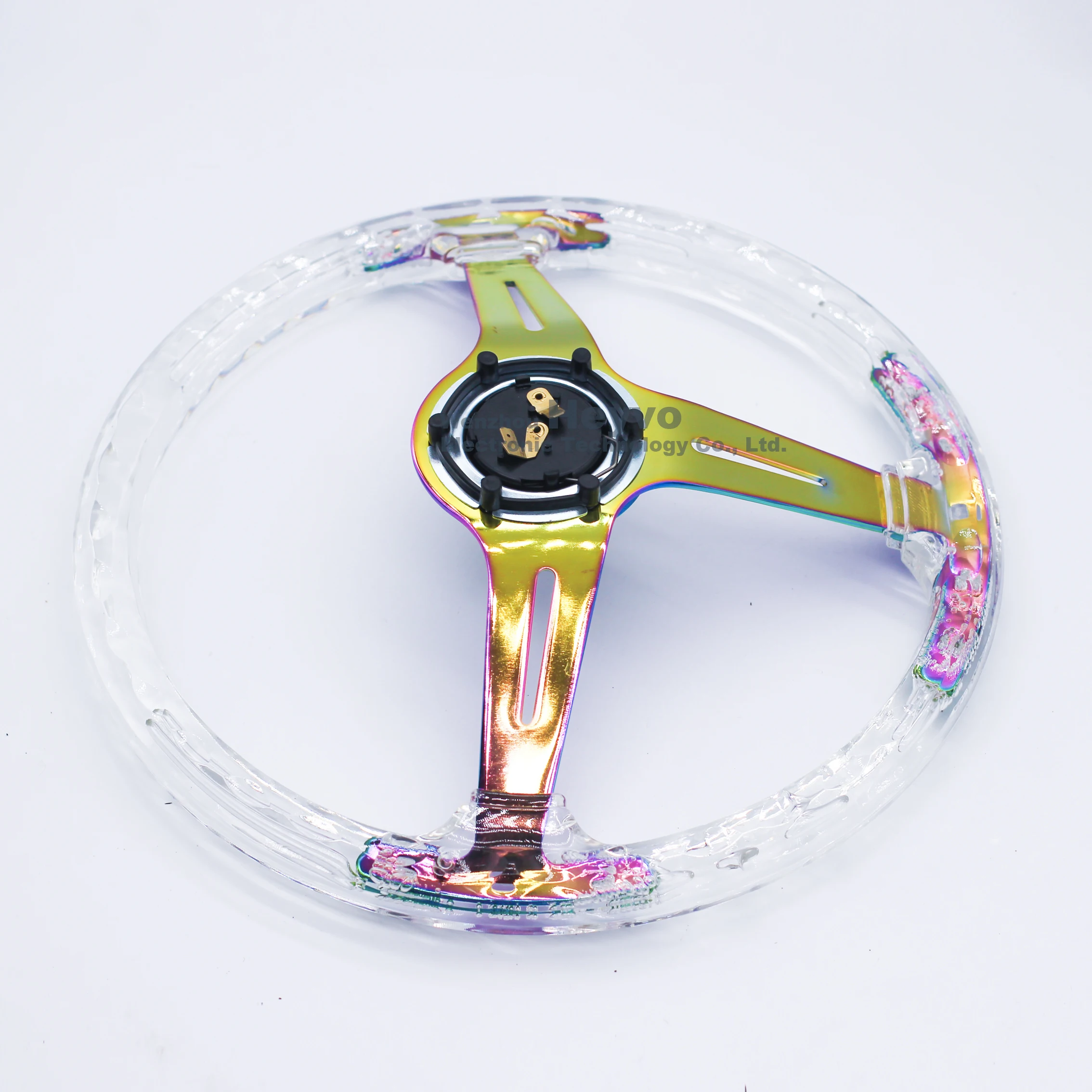 Спортивное Рулевое колесо 14 дюймов 335 мм прозрачное гоночное рулевое акриловое