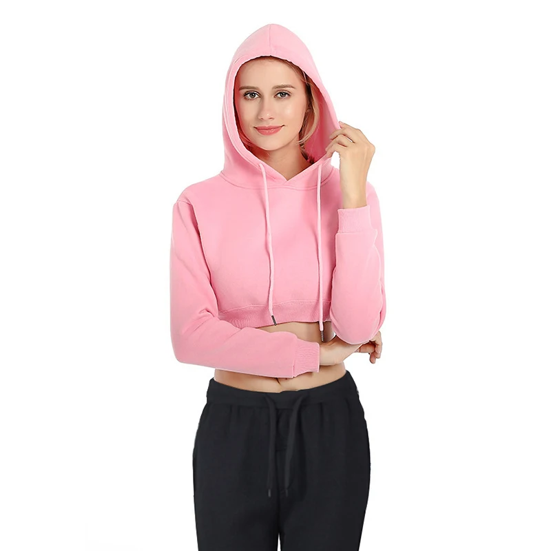 

Women 2 Piece Set Casual Sport Outfits Tracksuit Hooded Crop Sweatshirt+Sweatpants Jogger Pants 2021 Autumn Fashion Sportswear