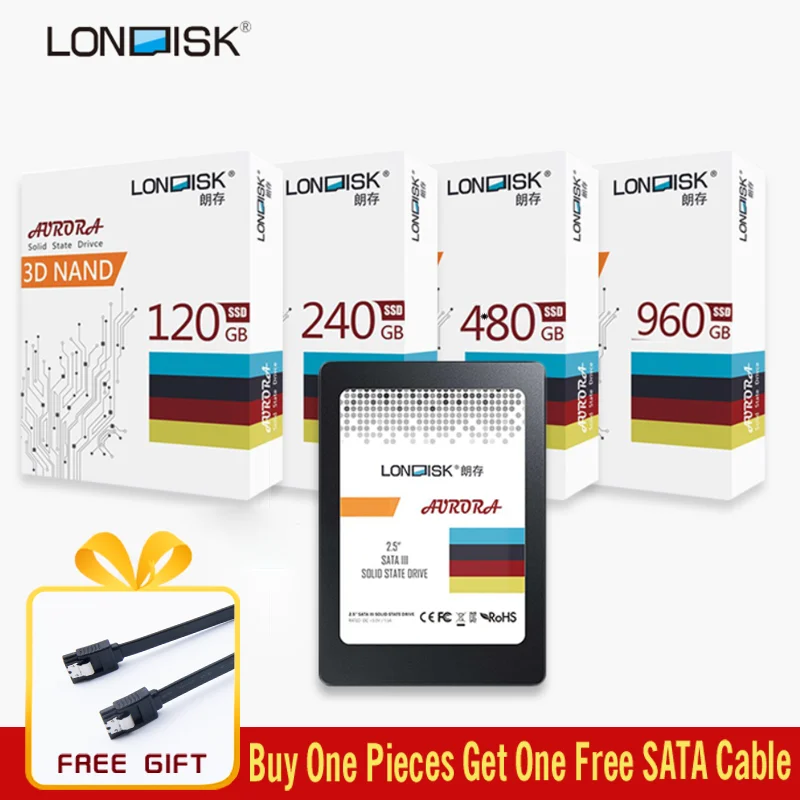 LONDISK оригинальные SSD 240 ГБ 480 SATAIII SATA3 HDD твердотельный жесткий диск 120 для ноутбука