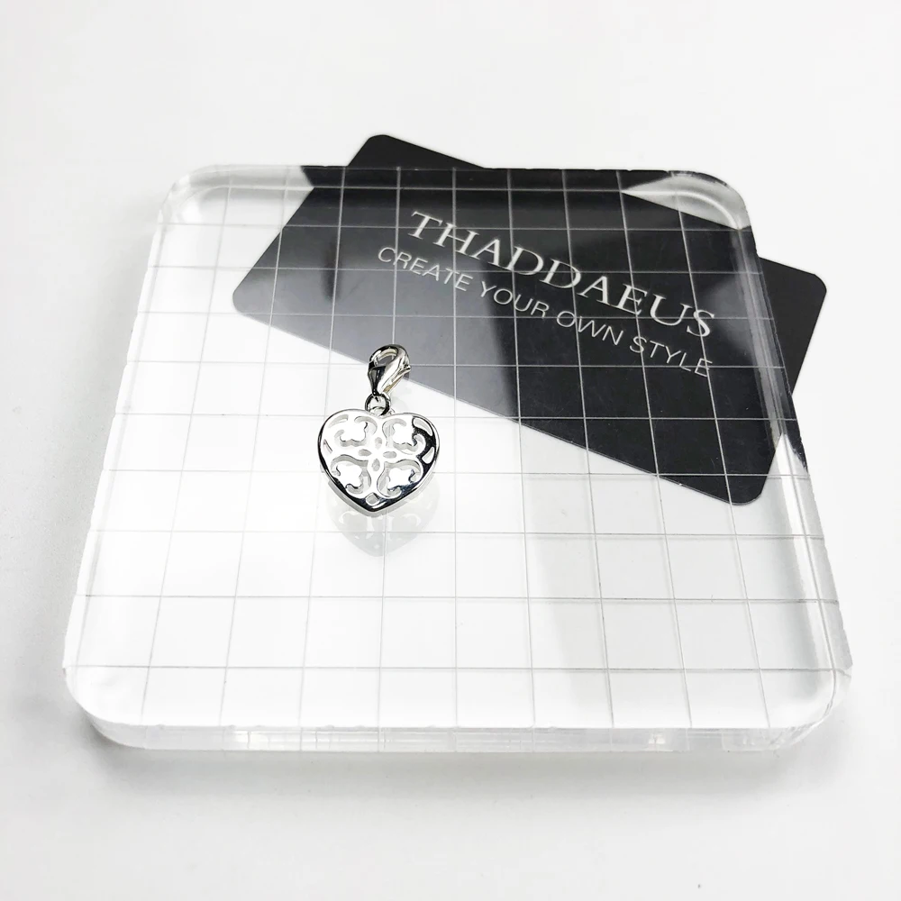 Романтическое сердце подвеска из бусин в форме горного хрусталя подарок для