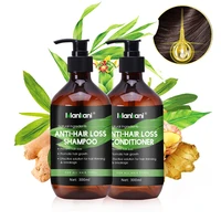 hair regrowth treatment 300ml keratin argan organic herbs shampoo prevent hair loss shampoo ginger extract