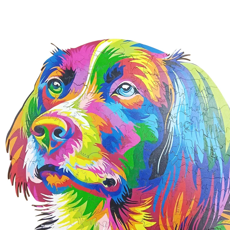 Набор деревянных пазлов с животными обучающие игрушки для декомпрессии взрослых