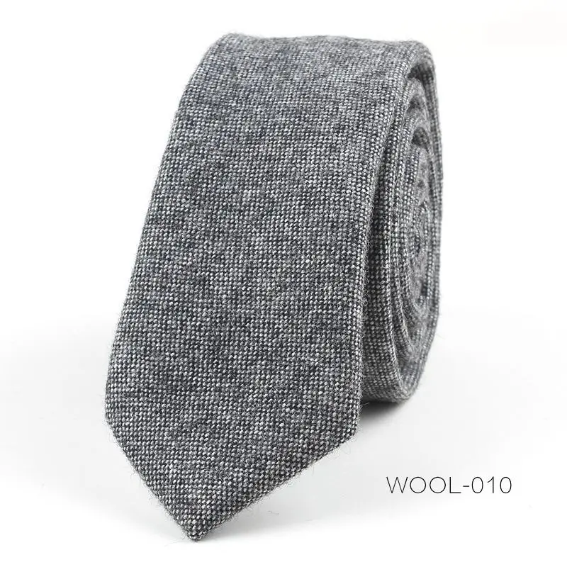 

Wool Tie Skinny Solid Lace for Mens Fashion Wool Neck Ties for Men Cravat Neckties Mens Gravatas Homens Custom LOGO