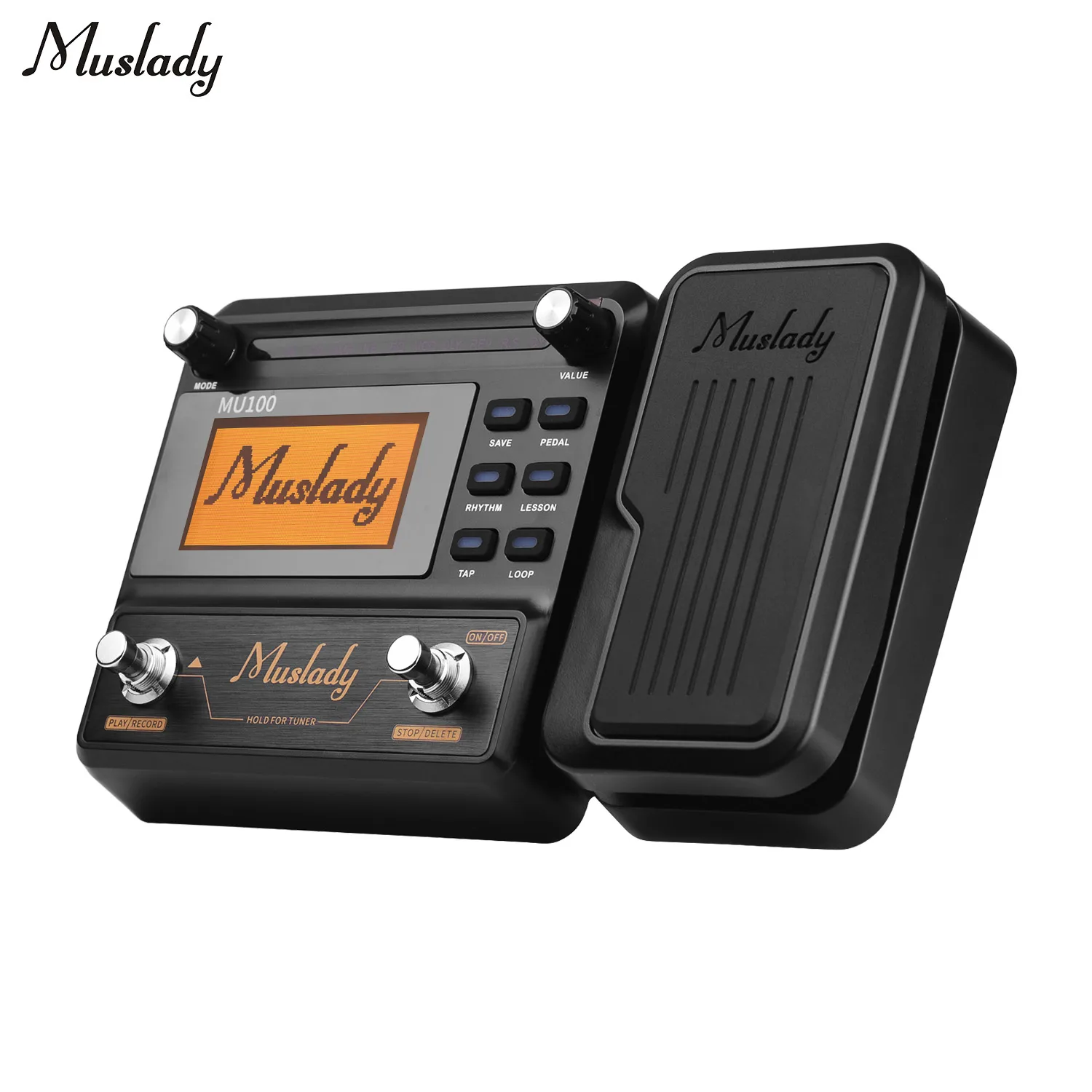 Muslady MU100 гитарный мульти эффекты процессор педаль эффектов для | Отзывы и видеообзор