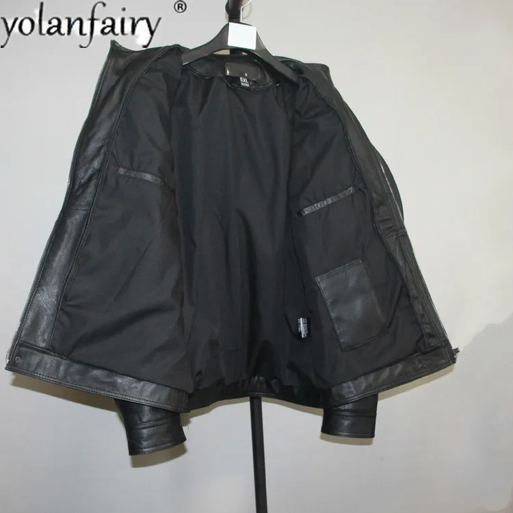 Мужская короткая куртка из натуральной кожи размеры 5xl зима 2020 | одежда