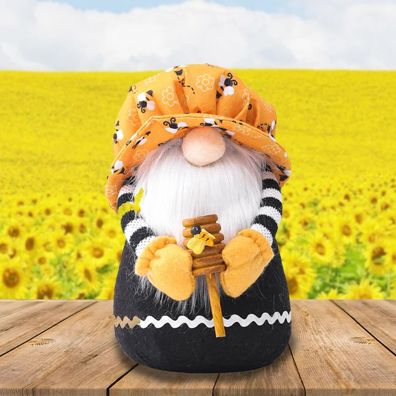 

Bumble Bee Chef Gnome Scandinavian Tomte Nisse Swedish Honey Elf Home Farmhouse Kitchen Decor