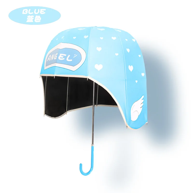 

Cute Creative Umbrella Sunny Rain Umbrella Hat Umbrella UV Protection Children Umbrella Boys And Girls Lightweight Umbrella
