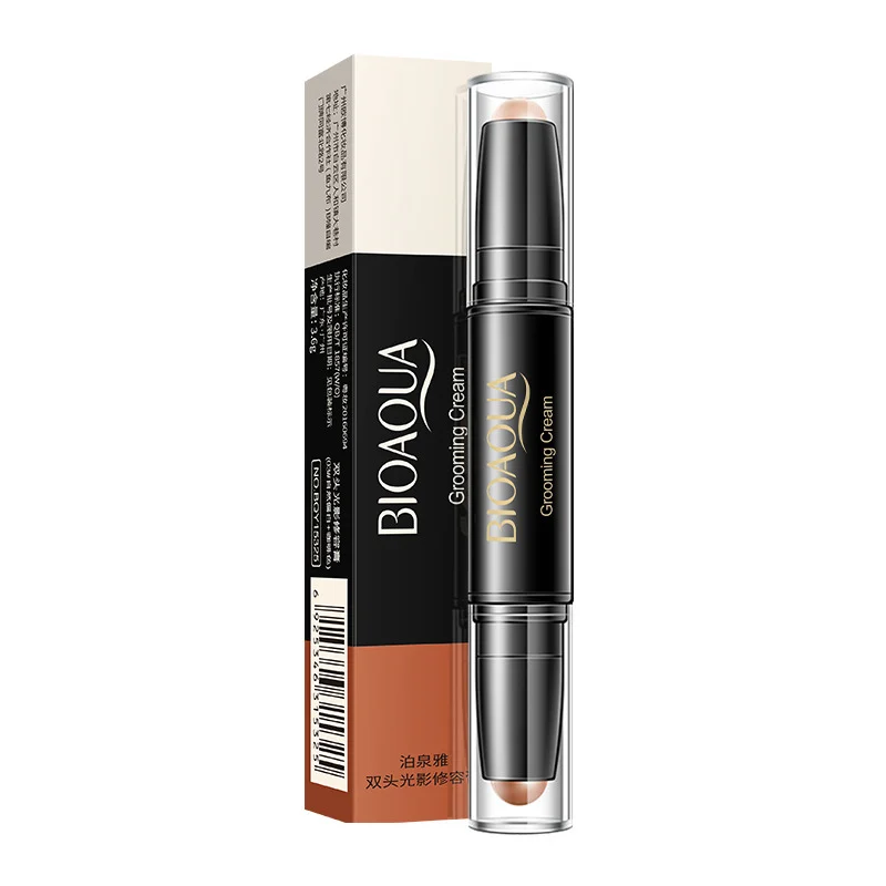 

Double-Head Repair Stick Concealer Fix Makeup & Repair Three-dimensional Shadow Highlight Brightening Cosmetics
