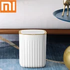 Мусорная корзина Xiaomi New12L15L с умным датчиком, бытовая автоматическая электронная мусорная корзина, кухонная мусорная корзина для спальни, кухни, ванной комнаты