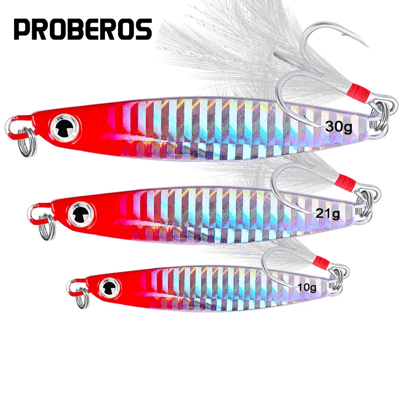 

PROBEROS свинцовая рыболовная приманка 10g-21g-30g, 5 цветов, рыболовная приманка, глубоководная приманка, рыболовная снасть, свинцовый крючок с крюч...