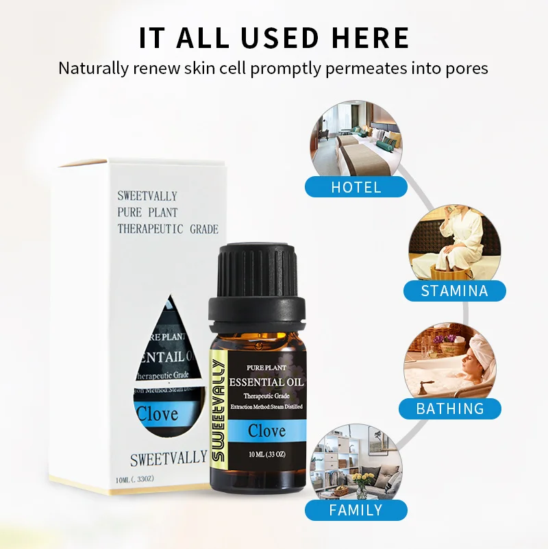 Органическое Гвоздичное Эфирное масло 10 мл натуральное эфирное