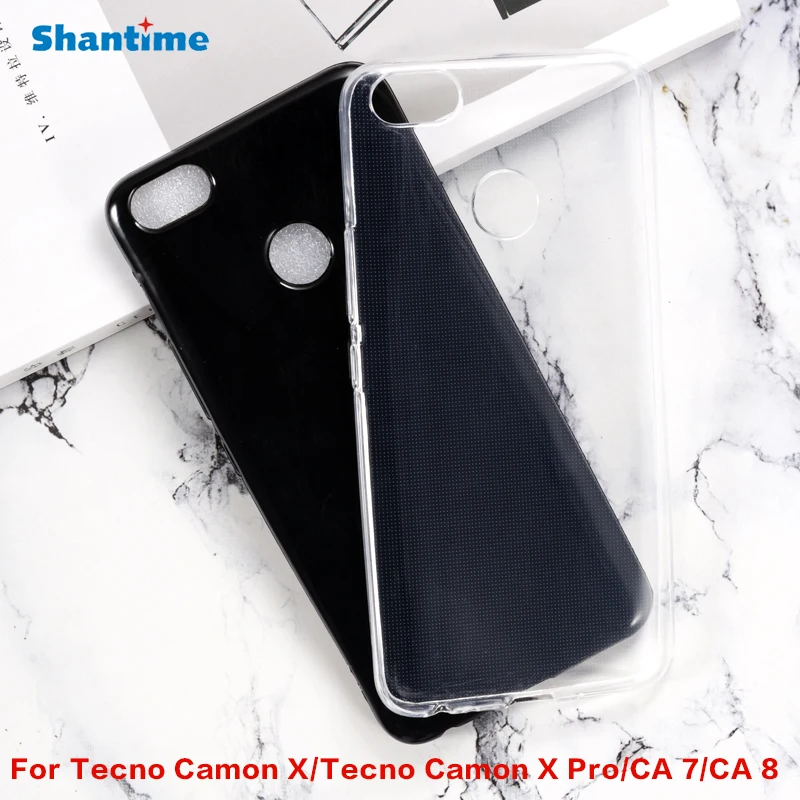 Силиконовый защитный чехол для телефона Tecno Camon X/CA 7/CA 8/X Pro мягкий из ТПУ Pro|Бамперы|