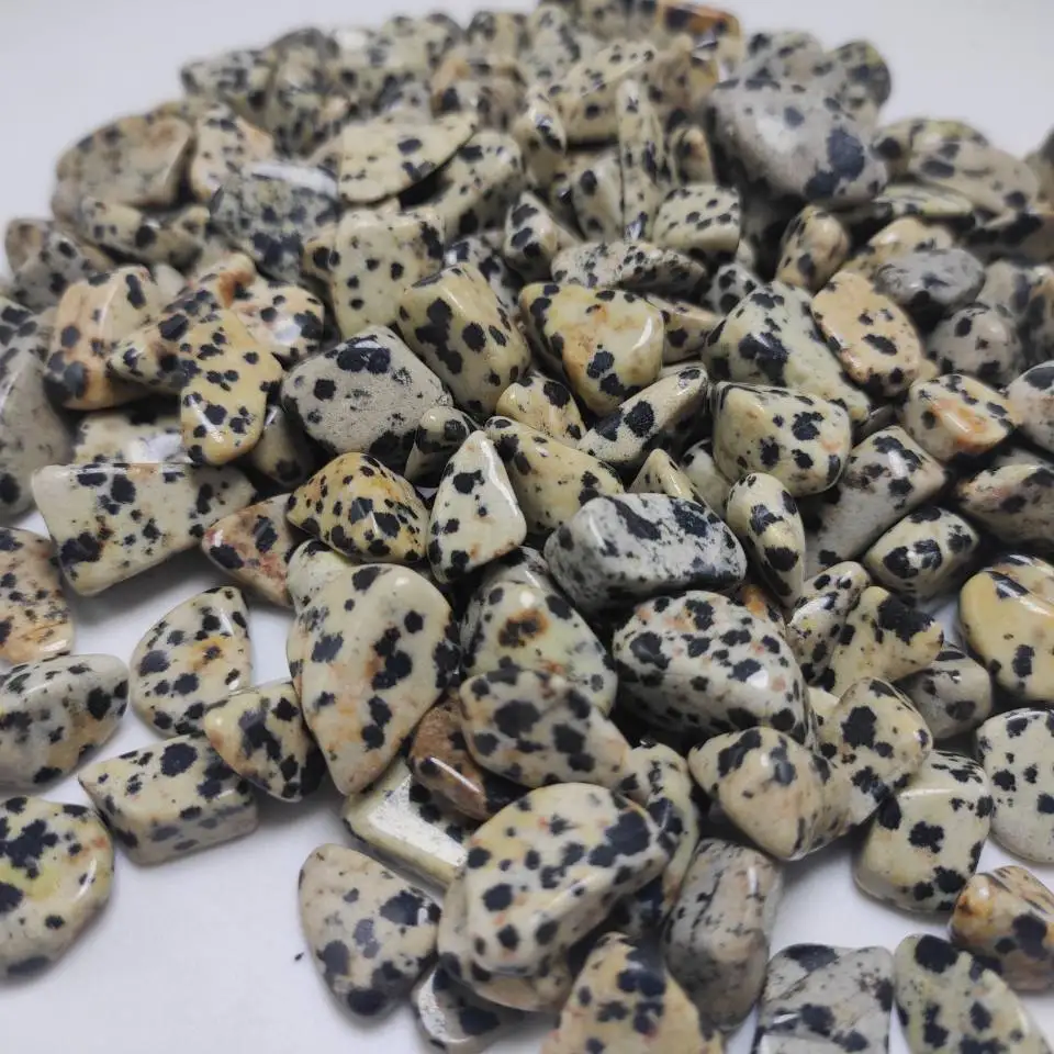 

500g Natural spotted stone leopard gravel gravel polished polished gravel