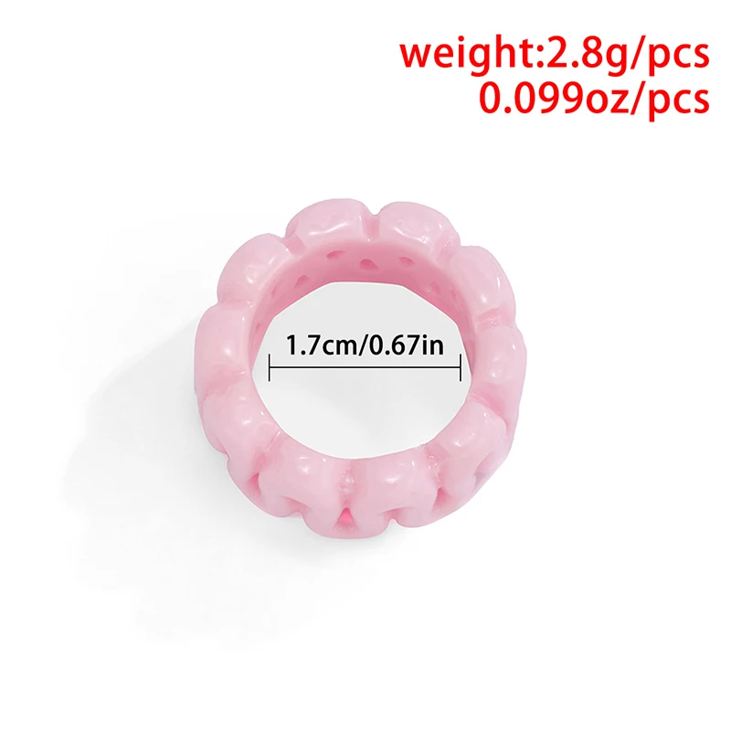 Разноцветное кольцо в виде лягушки/птицы KOJ INS Полимерная глина Смола Кольца для