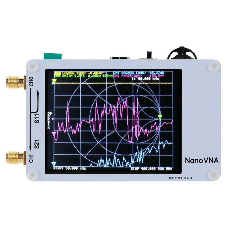 Векторный анализатор сети NanoVNA цифровой прессования Sn коротких волн HF VHF UHF