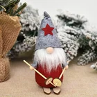 Новогодние подарки 2022, Рождественские куклы-Гномы в виде Санта-Клауса для лыж, рождественские игрушки, рождественские украшения для дома, рождественские украшения 2021
