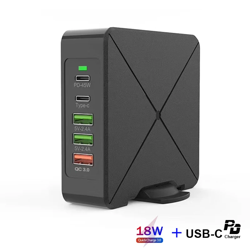 Быстрое зарядное устройство AIXXCO 3 0 USB Тип C 18 Вт QC для Samsung s10 45 PD быстрое