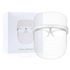 3 цвета светодиодный фотон светильник терапия маска для лица Беспроводной Применение отбеливающий крем для лица против акне против морщин спа кожи лечение Приспособления для красоты