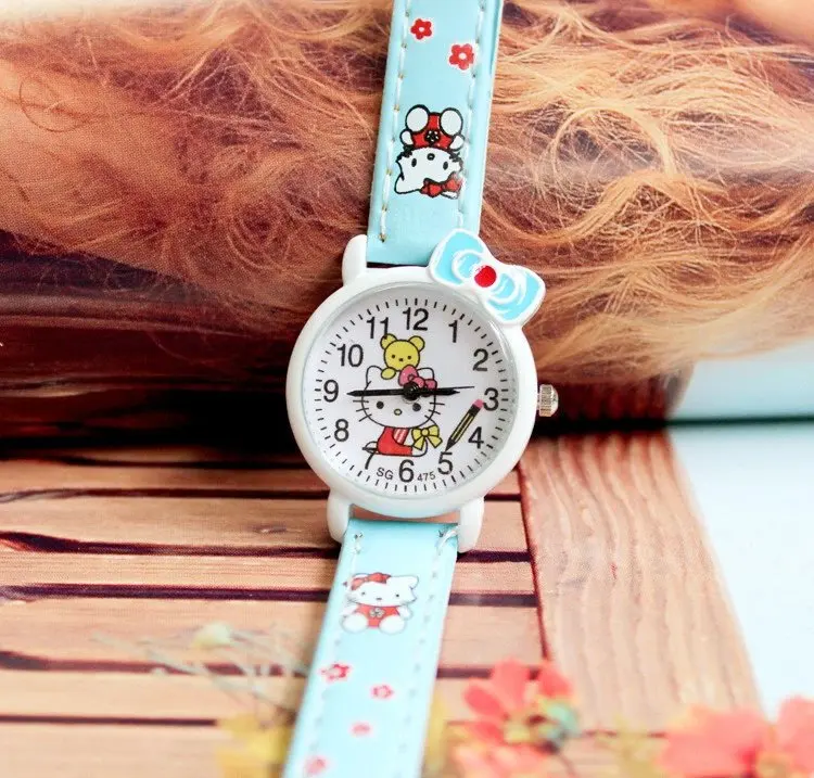 

KT cat cartoon children's belt watch quartz watch
