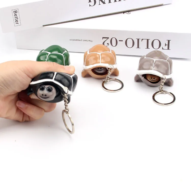 

Creative Decompression Artifact Relaxation Vent Toy Squeeze Turtle Key Chain Dou Yin Celebrity Inspired Xinqite Toy