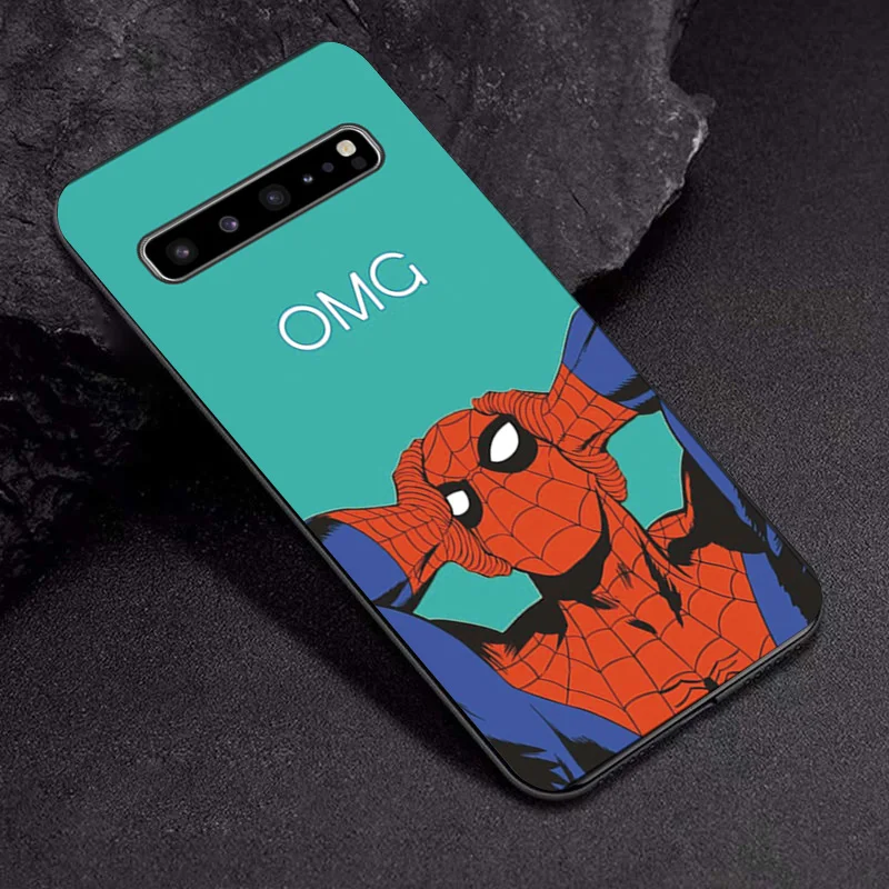 TPUBLK629 Человек-паук Дэдпул для samsung Galaxy S10 5G S10E чехол S10 Lite Plus черный ТПУ чехол для телефона для samsung S7 Edge S8 S9 Plus чехол - Цвет: TPUBLK629