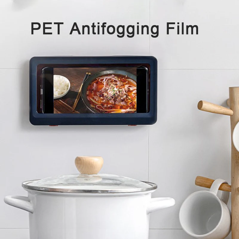 

Punch-Free Bathroom Phone Case Waterproof Mobile Phone Holder Wall Mount Shower Accessories High Quality