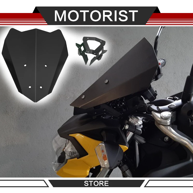 

Для Z650 2017 2018 2019 2020 CNC алюминиевые аксессуары для мотоциклов ветровое стекло дефлекторы ветрового стекла для z 650 ветрового стекла