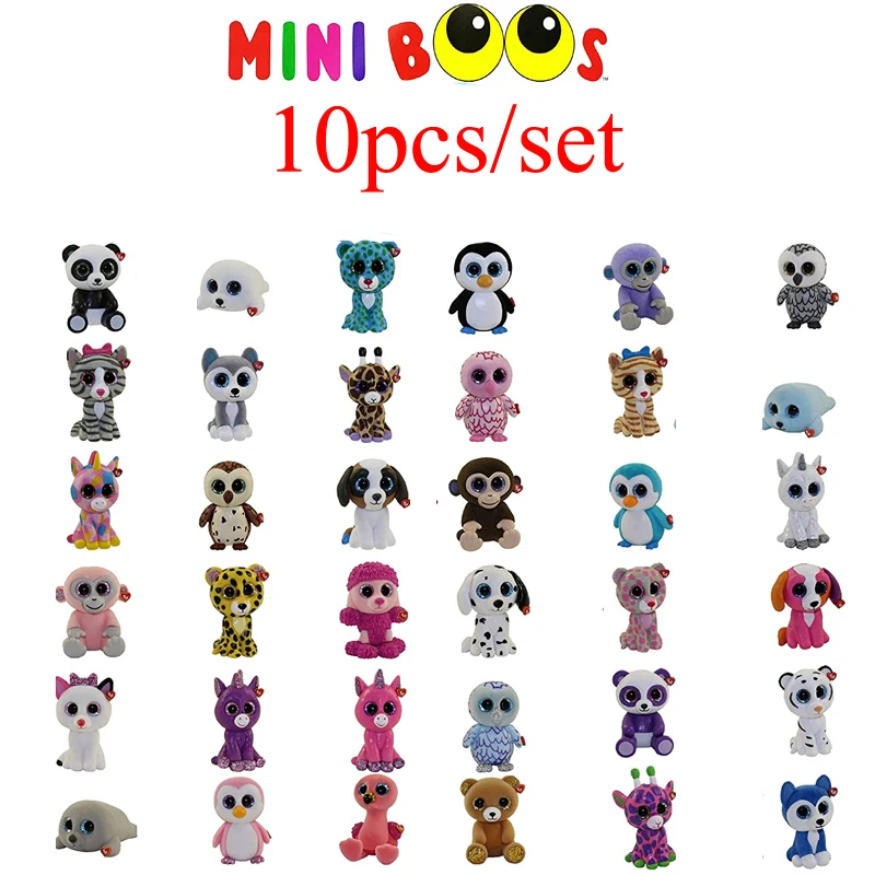 

Ty Mini Boos Hand Painted Collectible Figurines Series Random 10pcs/set No Repeat