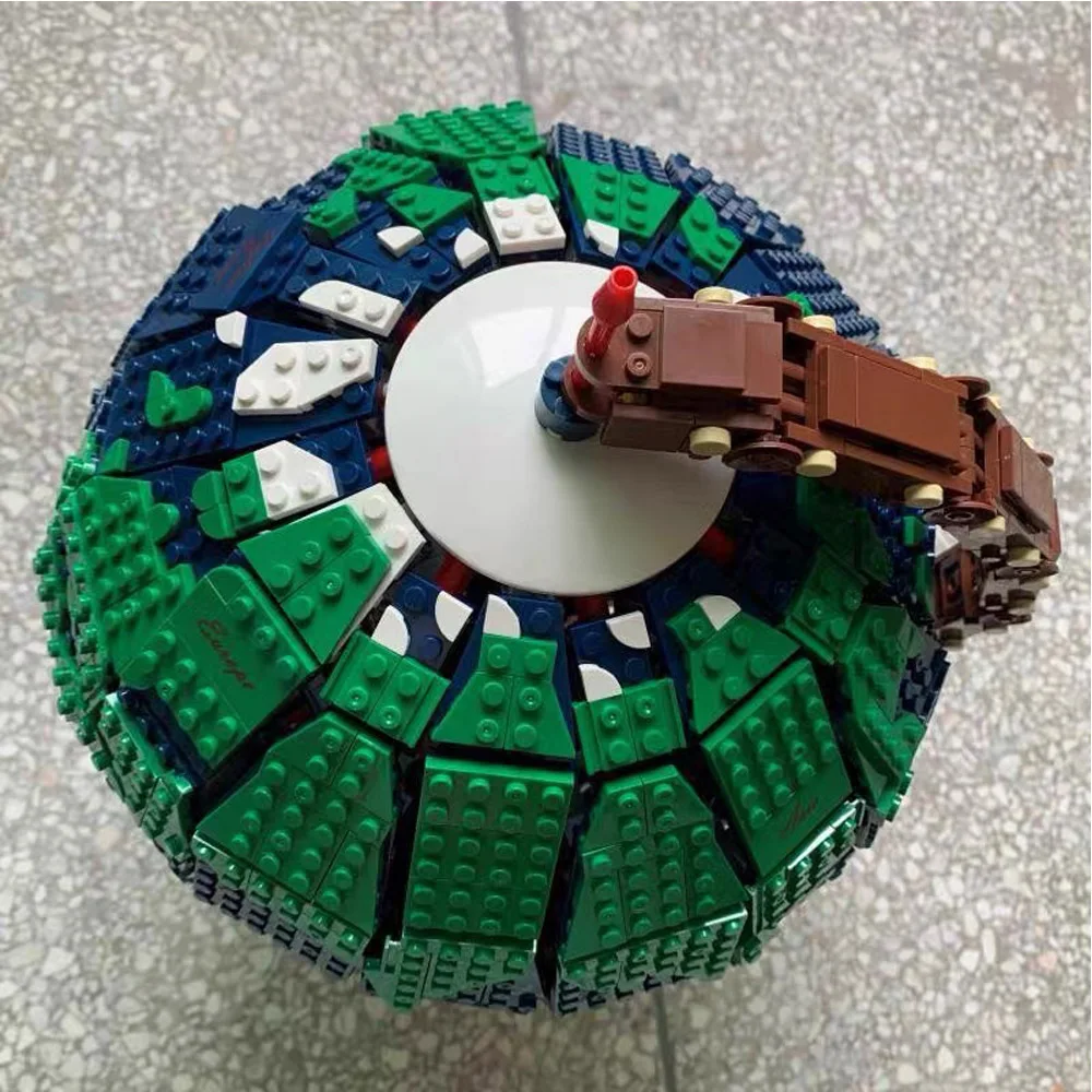 

Ideas Expert Moc Bricks 2420PCS Earth Globe Modular Building Blocks Assembly Bricks Children Educational Model Bricks