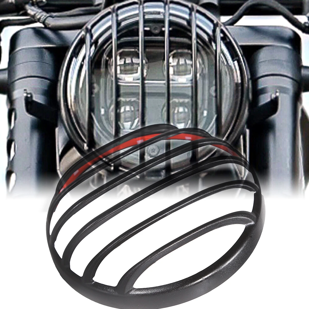 1X матовая черная накладка на гриль фары для модели Honda Rebel CMX 300 500 1100 2020-2021 |