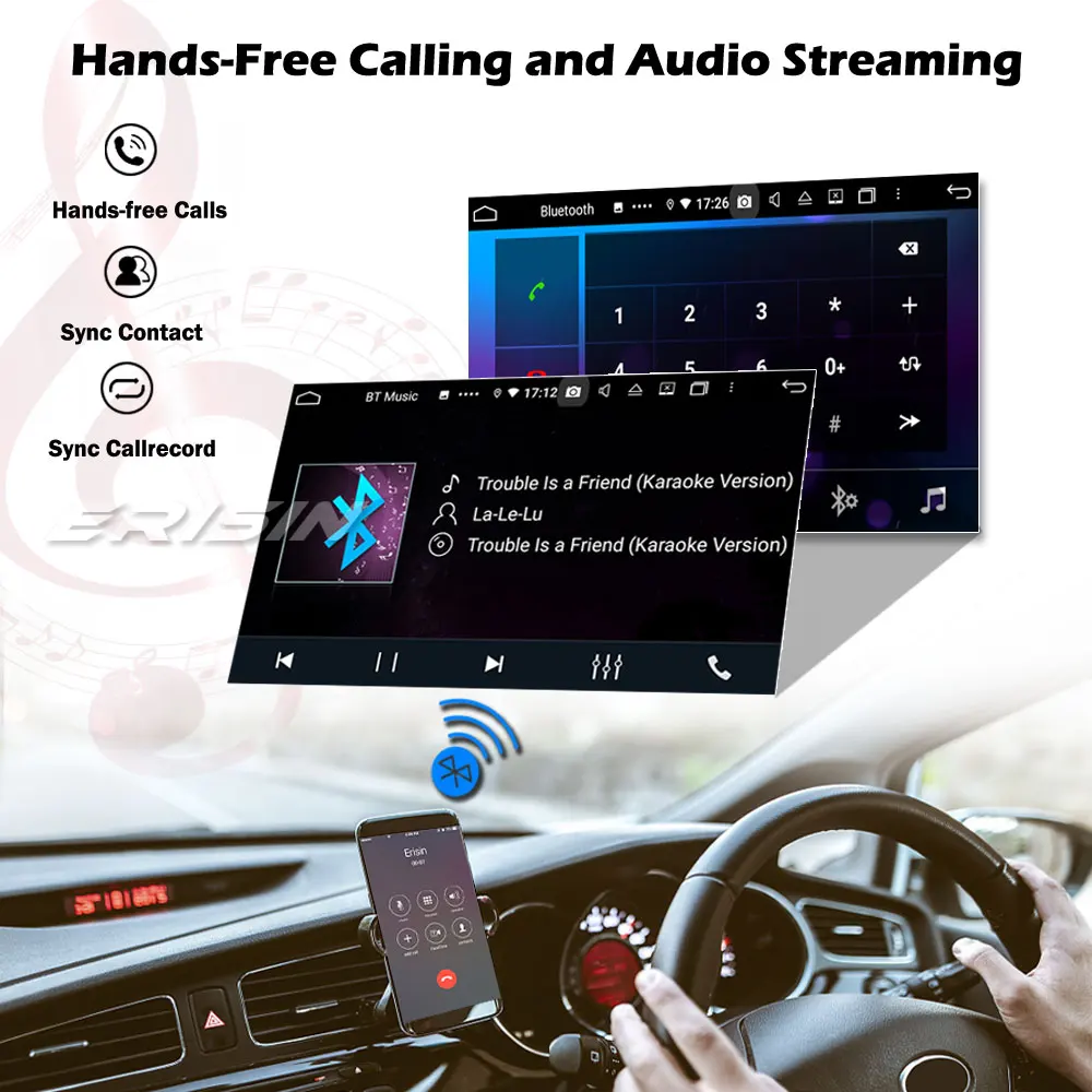 ERISIN 5931 Android 10 0 Авторадио для Ford C/S-Max Galaxy Kuga Focus Transit Car Audio SatNav DAB + Bluetooth Wifi 4G DVB-T/T2 |