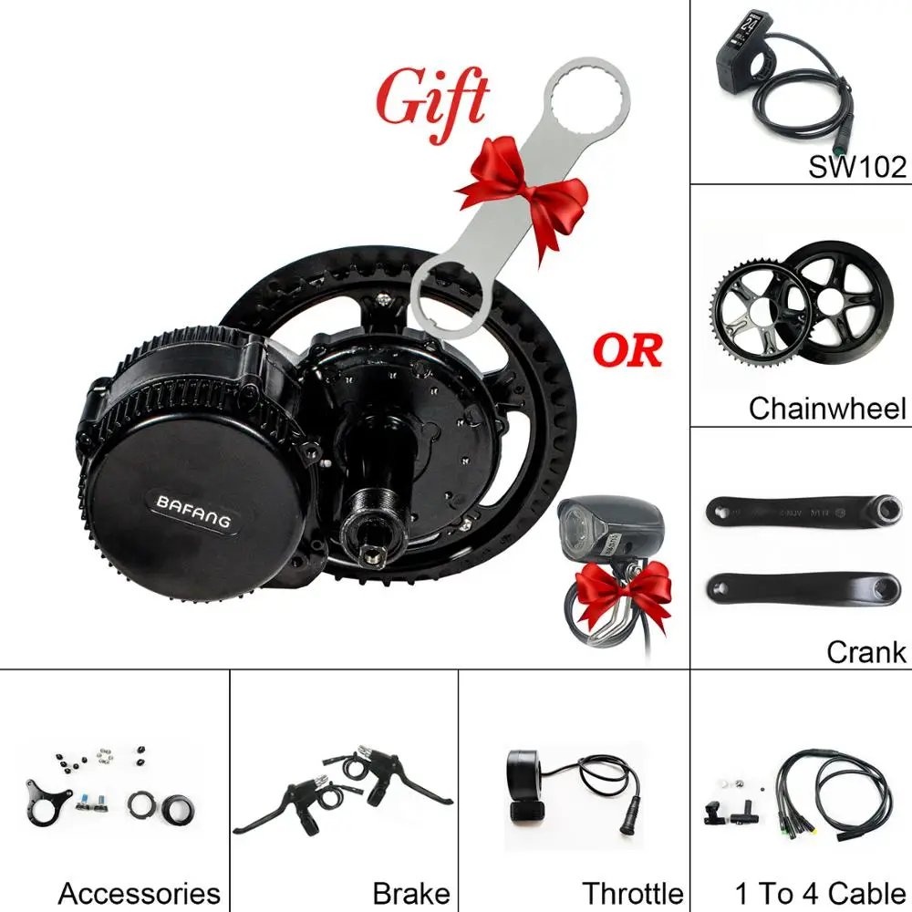 Bafang BBS01B 36 В 350 Вт 850C 750C дисплей мотор среднего привода электрический велосипед