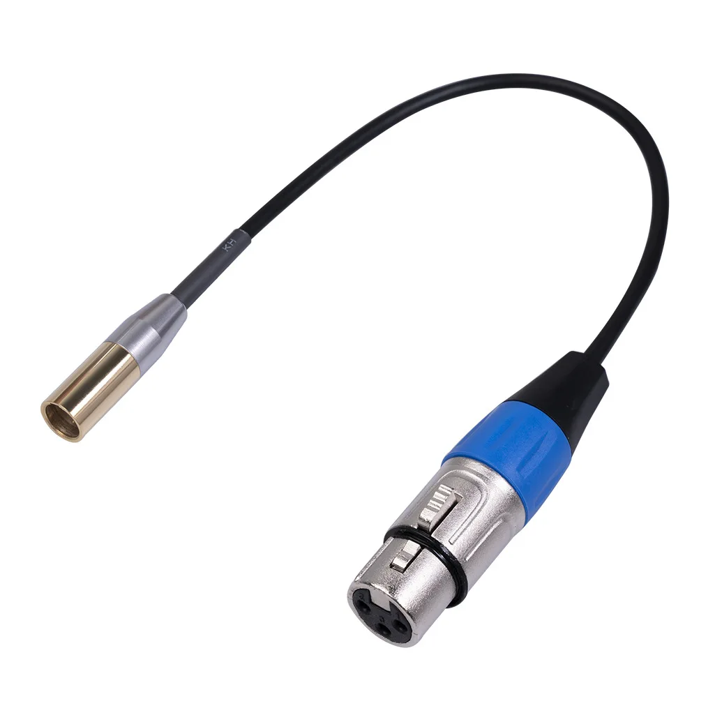 

Mini XLR 3PIN male to XLR Canon mother gold-plated double-shielded copper wire transfer Camera microphone connection cable