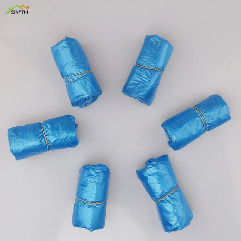 100 шт. пластиковые водонепроницаемые одноразовые чехлы для обуви | Дом и сад