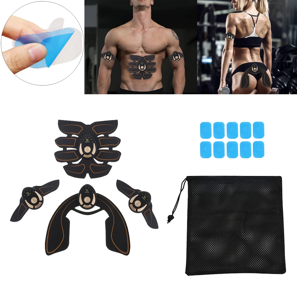 

Abdominal Hip Body Muscle Toner Stimulator Training Exercise Belly Shaper Gear