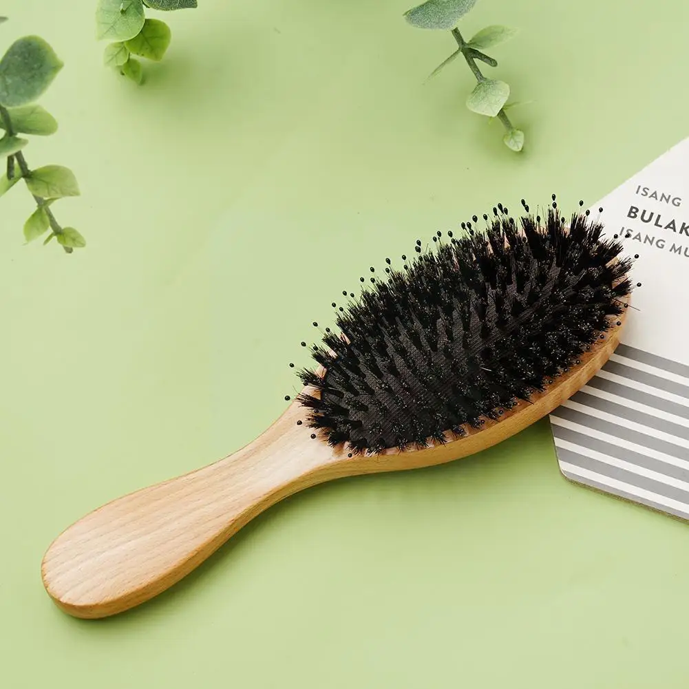 

Профессиональная расческа для волос Z0i6, салонный набор из 3 щеток с деревянной ручкой, с подушкой безопасности, нейлоновая щетина для выпрям...