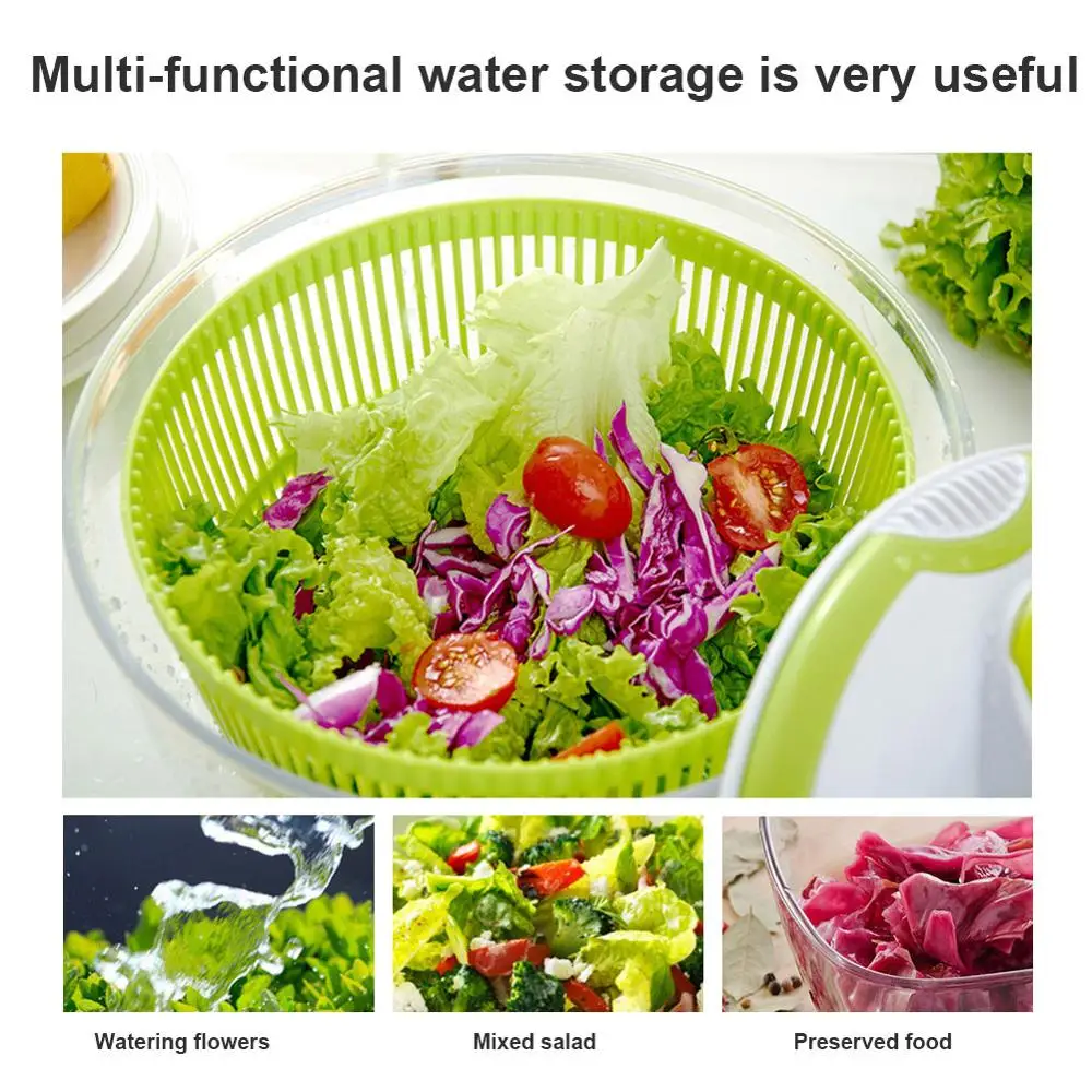 

Vegetable Dehydrator Household Salad Dehydrator Vegetable and Fruit Water Spin Dryer