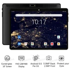 Новейший планшетный ПК 10 дюймов Android 9,0 планшеты четырехъядерный Google Play 3g WCDMA телефонный звонок GPS WiFi Bluetooth закаленное стекло 10 дюймов