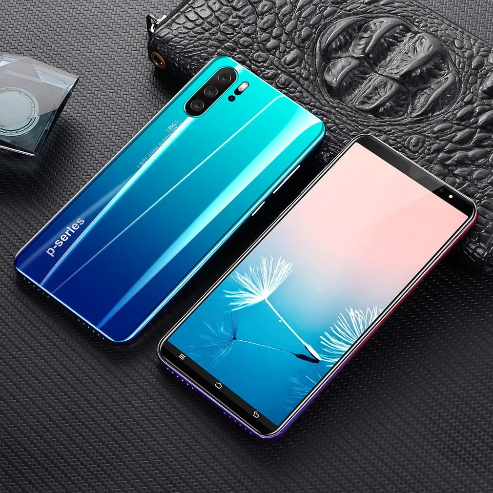 

P33 smart phone 5 inch 3G large screen mobile phone 512MB RAM High capacity real fingerprint face unlock phones Mobile Phone