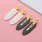 Профессиональная бесшовная заколка для волос, не сгибающаяся, 4 шт.