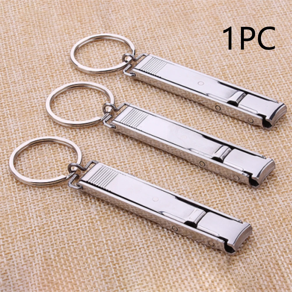 Прочный карман с кольцом для ключей тонкий клипер ногтей Rustproof из нержавеющей