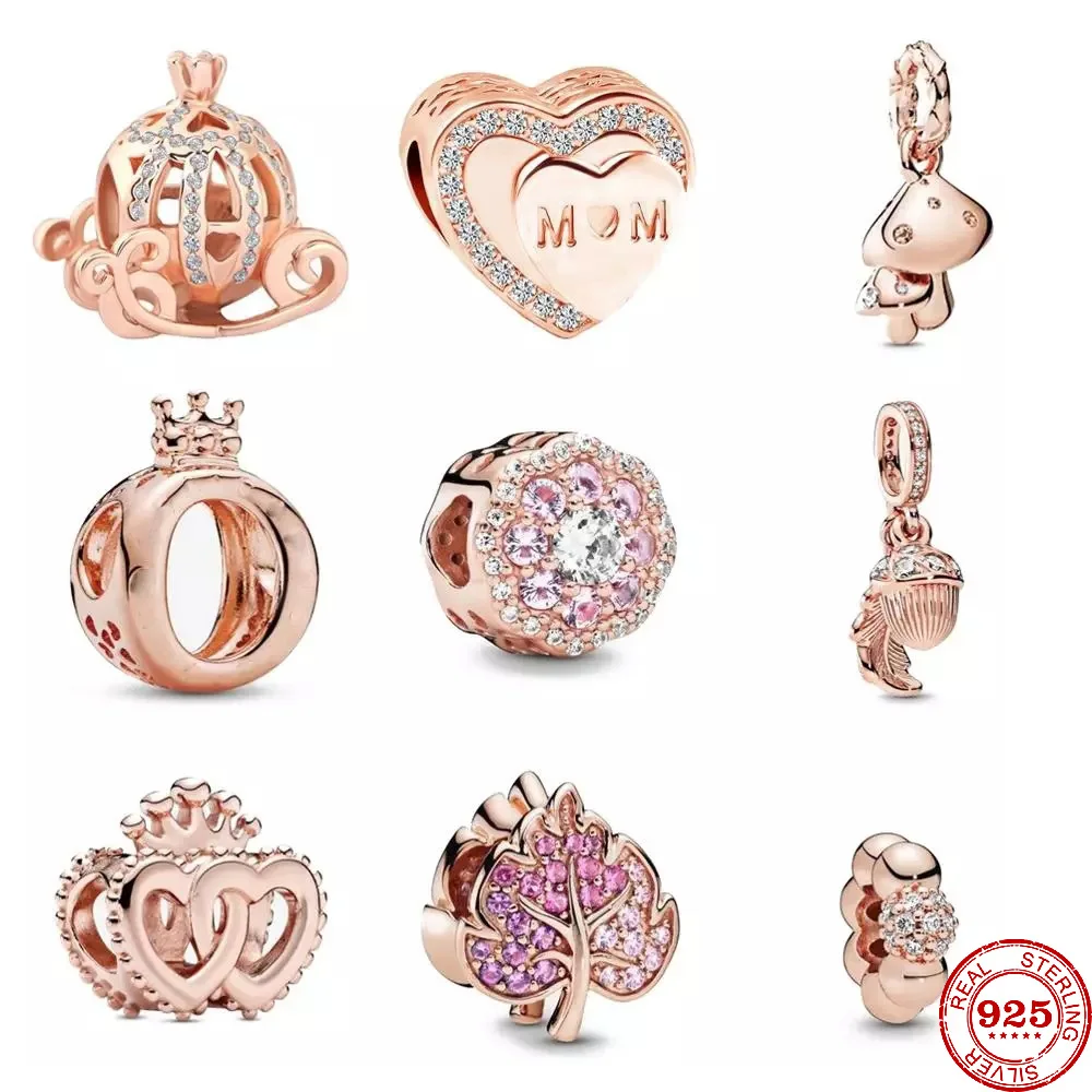 Новый оригинальный розы из бисера ювелирных изделий Pumpkin car маму Люблю талисман