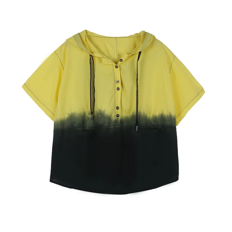 

SOUL OF TIGER Summer 2020 Korean Designer Ladies Punk Style Tops Women Casual Printed Tshirts Female Hooded Tee Shirts Plus Size