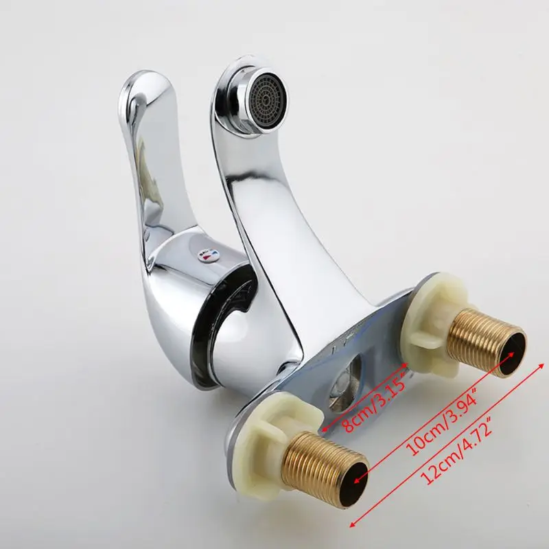

Kitchen Faucet Sink Faucet Double Hole Single Lever Bathroom Basin Water Tap