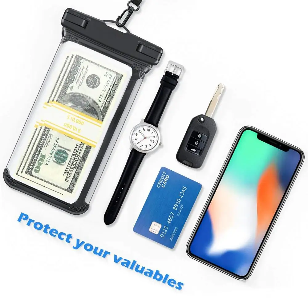 Сухая сумка водонепроницаемые сумки светящийся подводный чехол для телефона