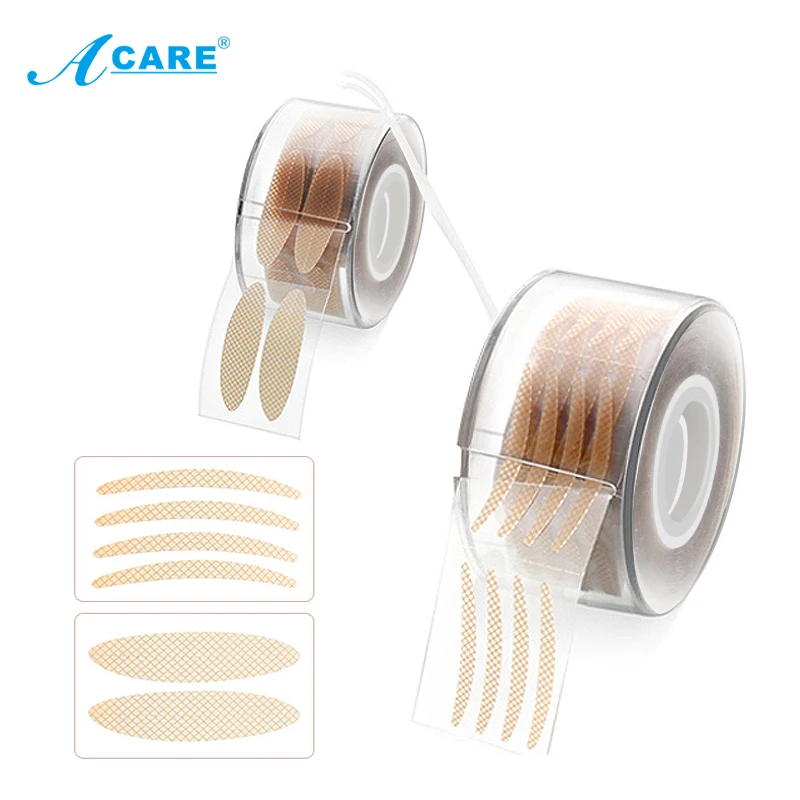 600 шт./кор. макияжа век Стикеры прозрачная самоклеящаяся клейкая лента для